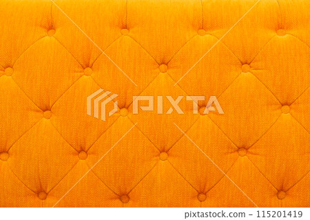 Close-up image fabric texture and pattern of a couch, horizontal view. 115201419
