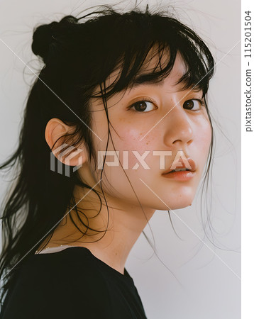 安靜的表情：自然魅力的日本女性 115201504