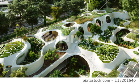 科技與大自然的和諧，未來的學習建築（太陽能龐克） 115201640