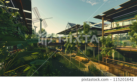 科技與大自然的和諧，未來的學習建築（太陽能龐克） 115201642
