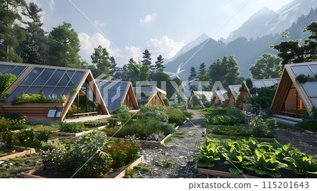 Harmony between technology and nature, the school of the future (solarpunk) Harmony between technology and nature, the school of the future (solarpunk) 115201643