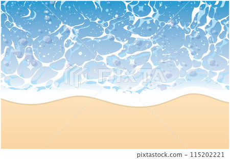 藍色海水錶面海灘 藍色海水錶面海灘 115202221