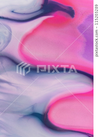 Abstract fluid acrylic painting. Marbled abstract background. Abstract fluid acrylic painting. Marbled abstract background. 115203289