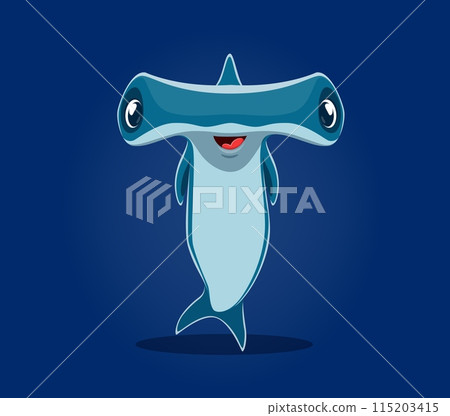 Sea animals in underwater font, letter T as shark hammerhead fish, vector cartoon funny character. Undersea font and sea animals alphabet or ocean ABC typeface with cute hammerhead shark in letter T Sea animals in underwater font, letter T as shark hammerhead fish, vector cartoon funny character. Undersea font and sea animals alphabet or ocean ABC typeface with cute hammerhead shark in letter T 115203415