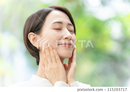 Business woman beauty sunshine Business woman beauty sunshine 115203717