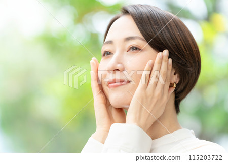 商業女性美麗陽光 115203722