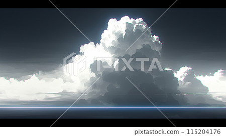 巨大的積雨雲逼近 115204176