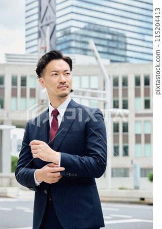 Urban businessman Urban businessman 115204413