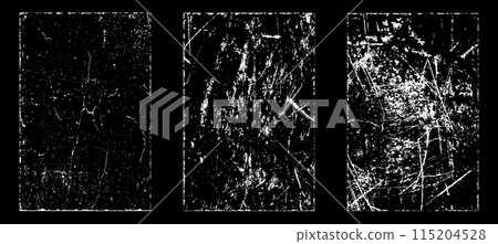 Black and white grunge. Distress overlay texture. Abstract surface dust and rough dirty wall background concept. Distress illustration simply place over object to create grunge effect. Vector EPS10. Black and white grunge. Distress overlay texture. Abstract surface dust and rough dirty wall background concept. Distress illustration simply place over object to create grunge effect. Vector EPS10. 115204528