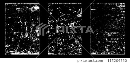 Black and white grunge. Distress overlay texture. Abstract surface dust and rough dirty wall background concept. Distress illustration simply place over object to create grunge effect. Vector EPS10. Black and white grunge. Distress overlay texture. Abstract surface dust and rough dirty wall background concept. Distress illustration simply place over object to create grunge effect. Vector EPS10. 115204530