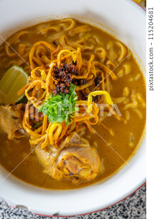 Traditional Northern Thai food (Khao Soi) Traditional Northern Thai food (Khao Soi) 115204681