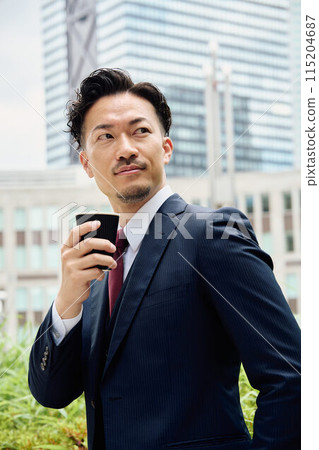 休息一會的商人 115204687