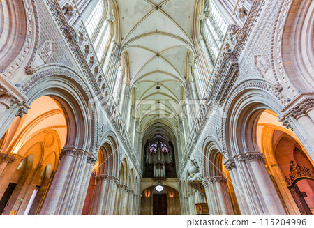 Cathedral of our Lady, Bayeux, normandy, France 115204996
