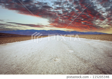 Badwater basin, death valley, california, usa Badwater basin, death valley, california, usa 115205346