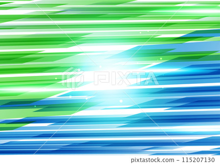 Blue and green speed lines background Blue and green speed lines background 115207130