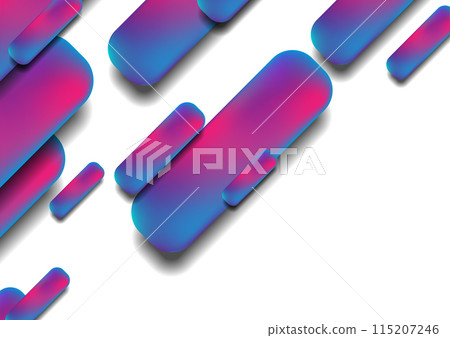 Blue purple shapes abstract geometric background 115207246