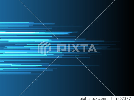 Bright blue minimal lines abstract futuristic tech background 115207327
