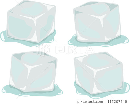 Melting ice 115207346