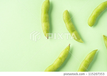 Edamame image background Edamame image background 115207353