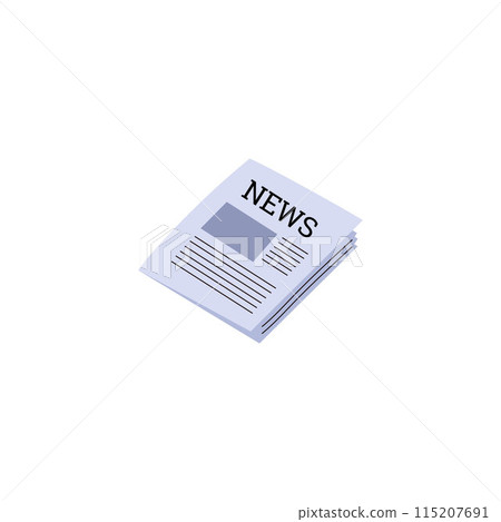 Newspaper front page vector icon, Daily News paper template, press publication, reportage and information magazine Newspaper front page vector icon, Daily News paper template, press publication, reportage and information magazine 115207691