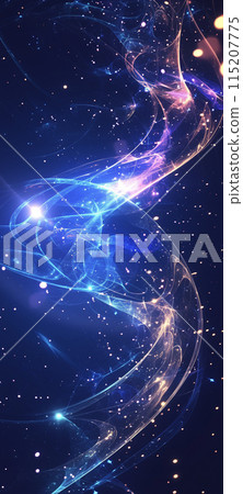 抽象藍光渦流AI影像 115207775