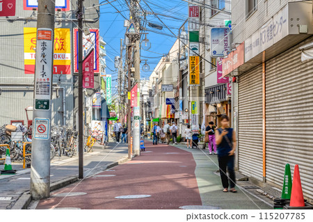 Cityscape of Ichikawa City, Chiba Prefecture, Hon-Yawata Station, Yawata Ichibangai 115207785