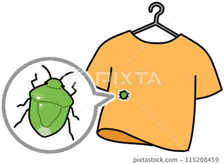 T-shirt with a stink bug on it 115208459