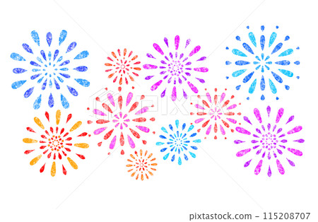 煙火日式透明 煙火日式透明 115208707