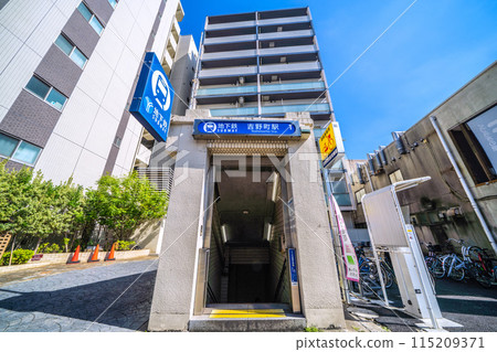 日本橫濱城市景觀 橫濱市營地鐵藍線吉野町站1號出口等= 6月4日 日本橫濱城市景觀 橫濱市營地鐵藍線吉野町站1號出口等= 6月4日 115209371