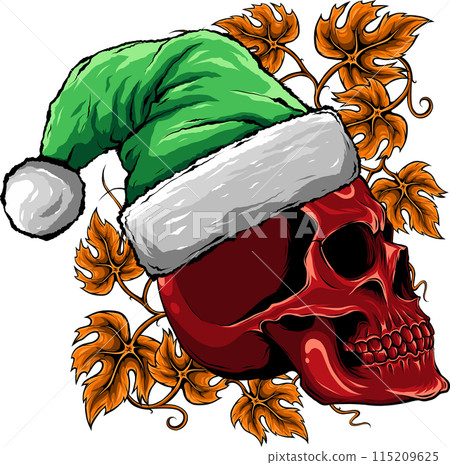 colored draw of human skull vector illustration design colored draw of human skull vector illustration design 115209625