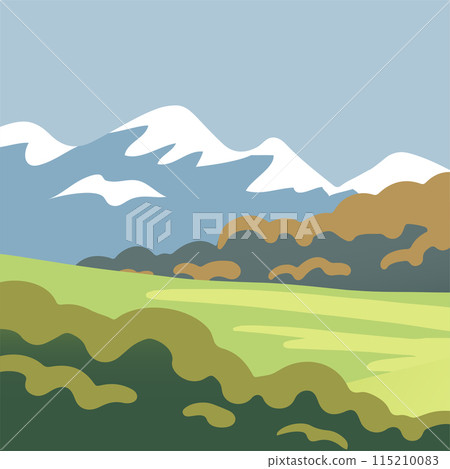 Summer landscape of nature 115210083