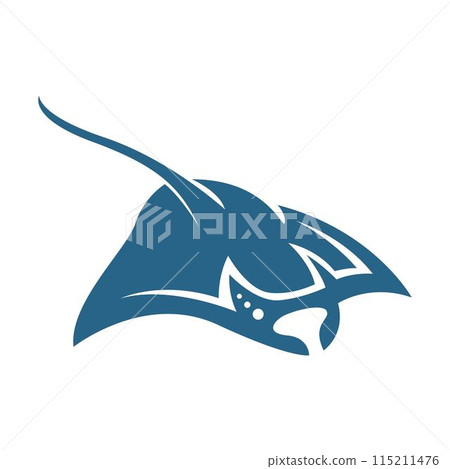 Stingray icon logo design Stingray icon logo design 115211476