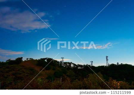 從大野阿爾卑斯樂園看到的夜空 115211599