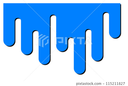 An illustration of paint dripping from a painting job An illustration of paint dripping from a painting job 115211827