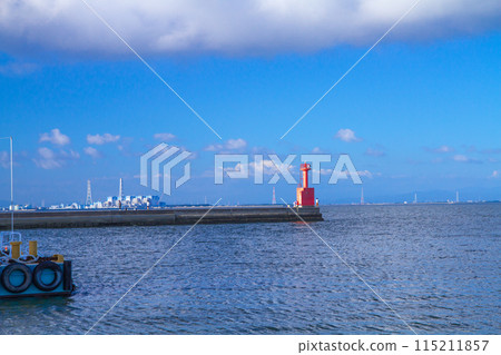 碼頭的景色 115211857