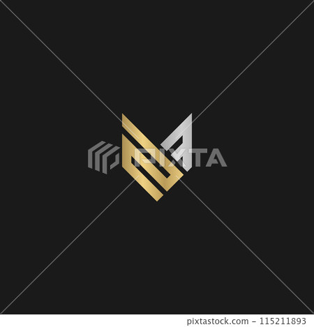 Alphabet letters Initials Monogram logo FS, SF 115211893