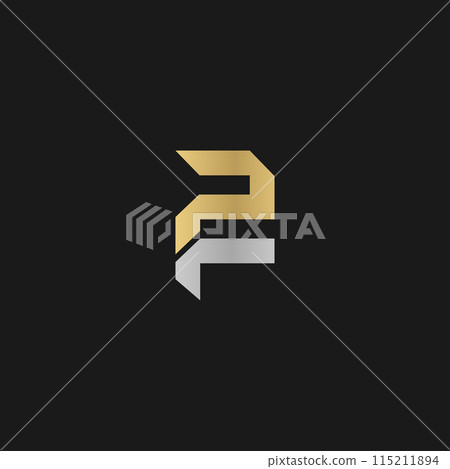 Alphabet letters Initials Monogram logo FS, SF Alphabet letters Initials Monogram logo FS, SF 115211894