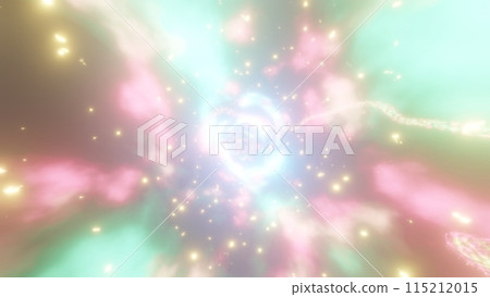 Image of racing through a beautiful tunnel of light at high speed 115212015