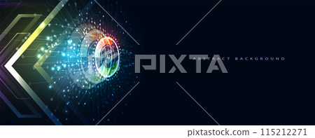 Abstract Artificial intelligence. Cloud computing. Machine learning. Technology web background. Virtual concept futuristic background. Vector art. Abstract Artificial intelligence. Cloud computing. Machine learning. Technology web background. Virtual concept futuristic background. Vector art. 115212271