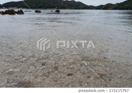 長崎縣五島市堂崎大教堂基督教博物館前的大海 長崎縣五島市堂崎大教堂基督教博物館前的大海 115215767