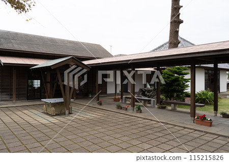 Scenery of the Buke Yashiki Street Furusatokan in Goto City, Nagasaki Prefecture 115215826