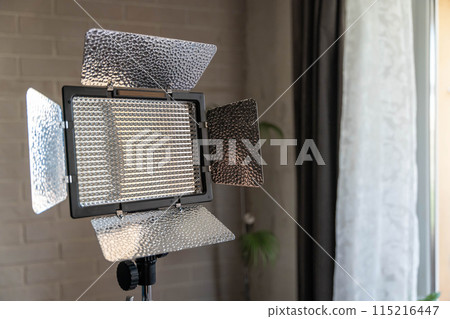 LED light panel with diffuser for video recording 115216447