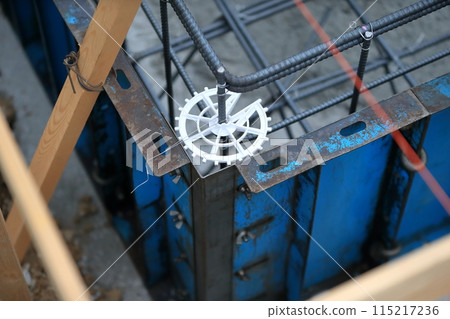 Foundation work donut spacer Foundation work donut spacer 115217236