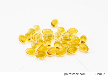 Yellow vitamin supplement 115219834