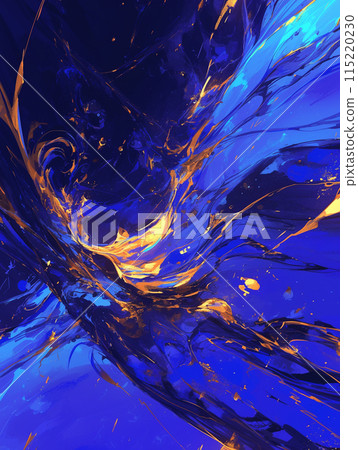 Flyer background cyber fragment hologram Flyer background cyber fragment hologram 115220230