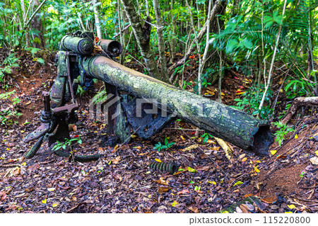 Ogasawara Islands, Hahajima: Battery under searchlight 115220800