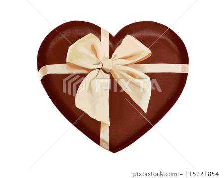 Valentine's chocolate (with white ribbon) Valentine's chocolate (with white ribbon) 115221854