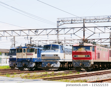 Osaka Suita Electric locomotives (Suita General Rolling Stock Depot, EF510, EF66, EF65, EF210 types) (Early summer) 115222133