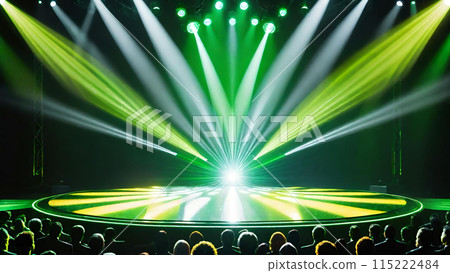 舞台、舞台、聚光燈背景素材 115222484