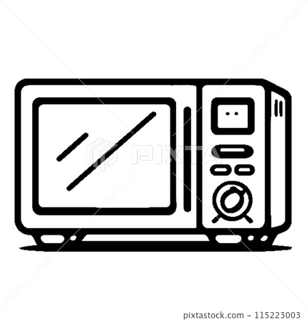 Illustration of a simple oven toaster 115223003